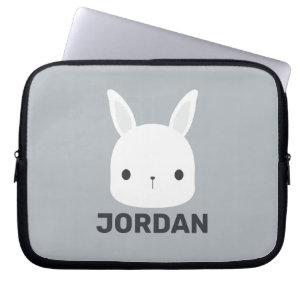 Funda Para Portátil Conejo de conejo pequeño y lindo con nombre person