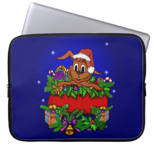 Funda Para Portátil Conejo de navidades