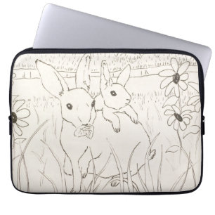 Funda Para Portátil Conejos de conejo de conejitos de bebé
