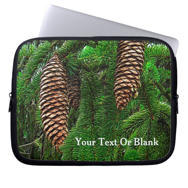 Funda Para Portátil Cones Y Agujas (Frente)