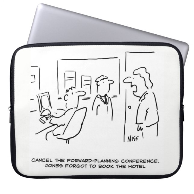 Funda Para Portátil Conferencia de planificación de reenvío cancelada  (Frente)