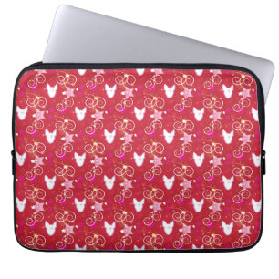 Funda Para Portátil Confetti Diamond Bull Terrier