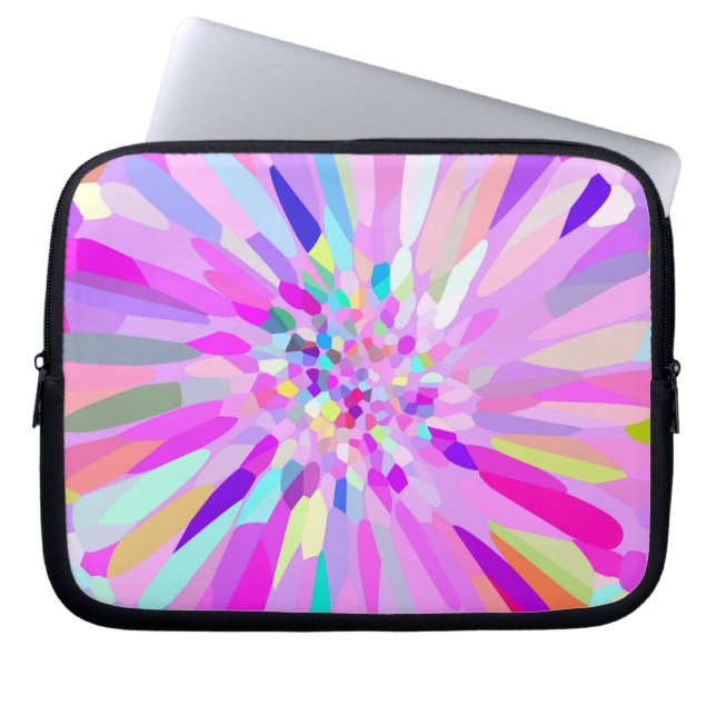 Funda Para Portátil Confetti Flower Pastel (Frente)