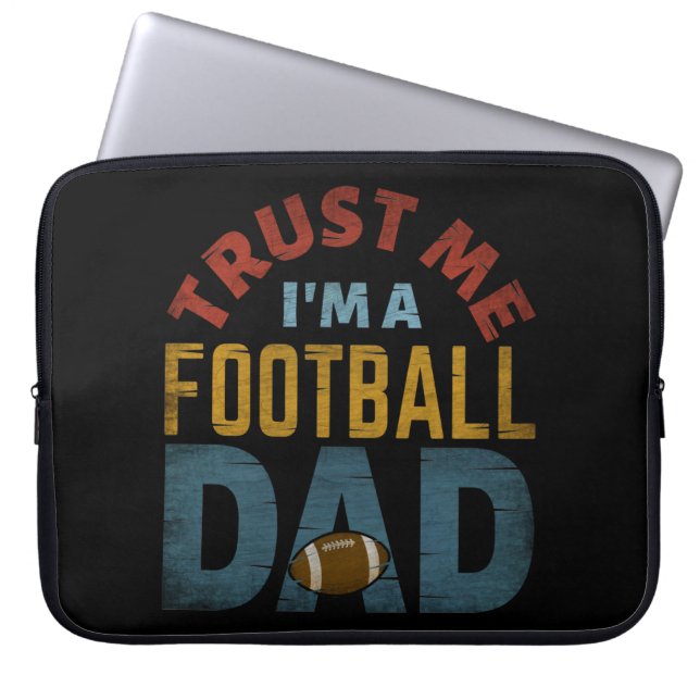 FUNDA PARA PORTÁTIL CONFIANZA EN QUE SOY UN PAPÁ DE FÚTBOL (Frente)
