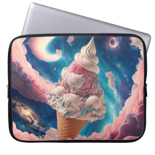 FUNDA PARA PORTÁTIL CONO DE CREMA DE HIELO PASTEL FANTASY