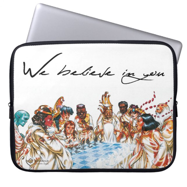 Funda Para Portátil Consejo galáctico: Beleave en usted envolvemos (Frente)