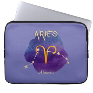 Funda Para Portátil Constelación personalizada de Rótulo Zodiaco Aries