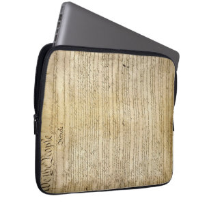 Funda Para Portátil Constitución de Estados Unidos del vintage