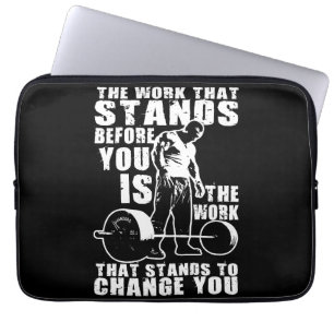 Funda Para Portátil "Construcción de cuerpos" Formación Motivacional