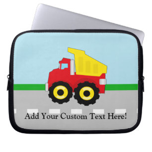 Funda Para Portátil Construcción Dumptruck de los niños