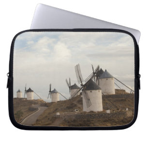 Funda Para Portátil Consuegra, antiguos molinos de viento de La Mancha