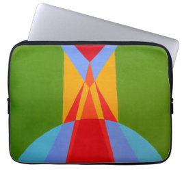 Funda Para Portátil Contemporary Rocket Ship Design Laptop Sleeve