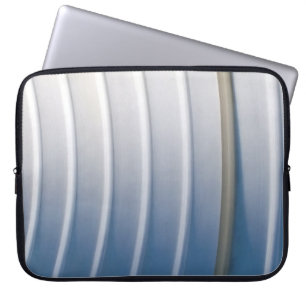 Funda Para Portátil Contenedor de plástico azul y blanco