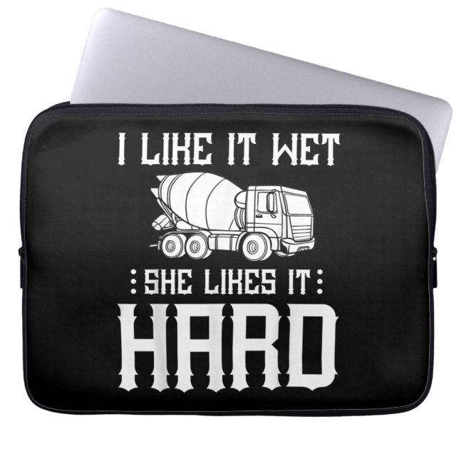 Funda Para Portátil Controlador de camión mezclador de cemento de trab (Frente)