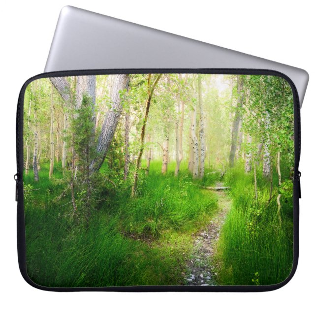 Funda Para Portátil Convict Lake Aspen Meadow Laptop Pouch Nature Art (Frente)