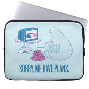 Funda Para Portátil Cookie Monster Lo Siento, Tengo Planes