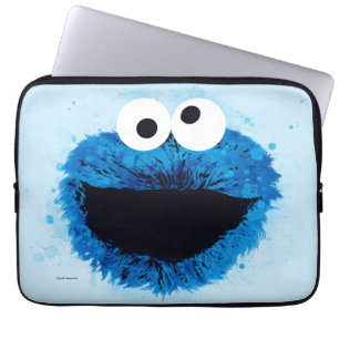 Funda Para Portátil Cookie Monster Tendencia acuarela