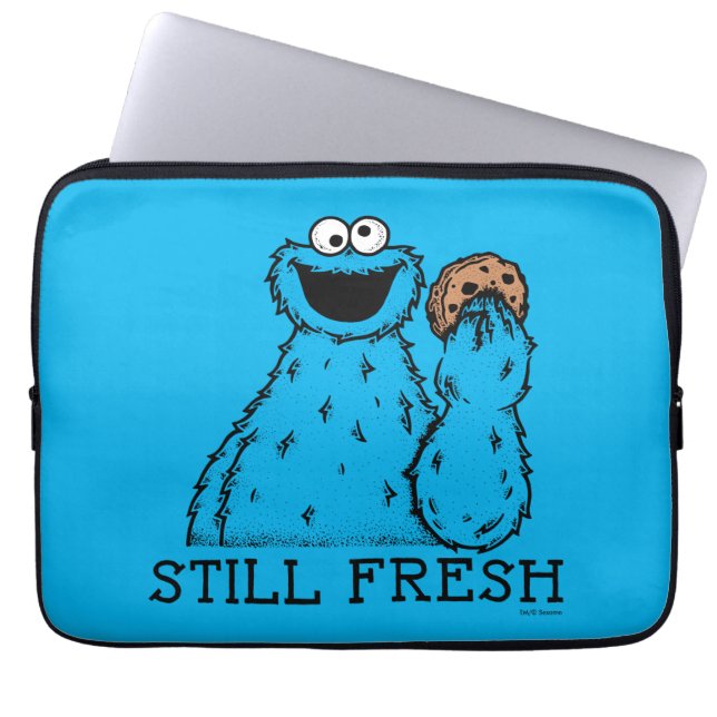 Funda Para Portátil Cookie Monster | Todavía Fresco (Frente)
