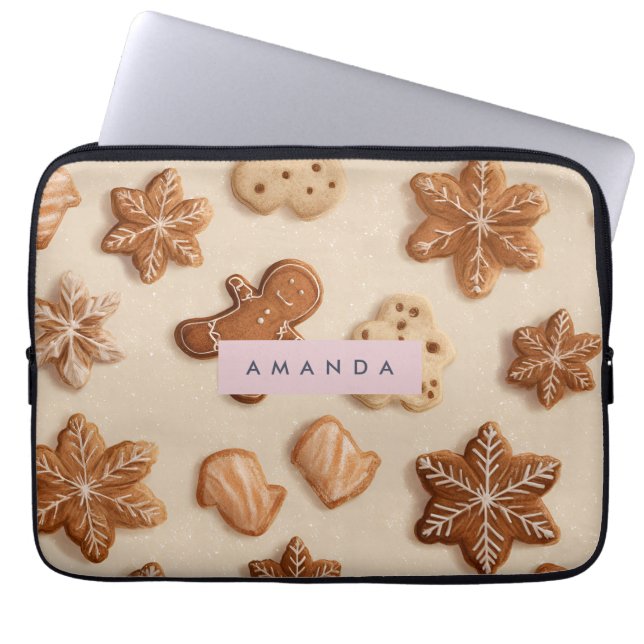 Funda Para Portátil Cookie personalizada de pan de pan dulce (Frente)
