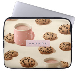 Funda Para Portátil Cookies y leche personalizadas y pasteles