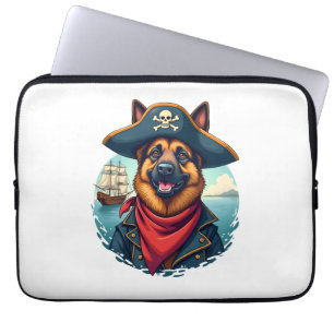 Funda Para Portátil Copia Pirata de Perro Pastor Alemán