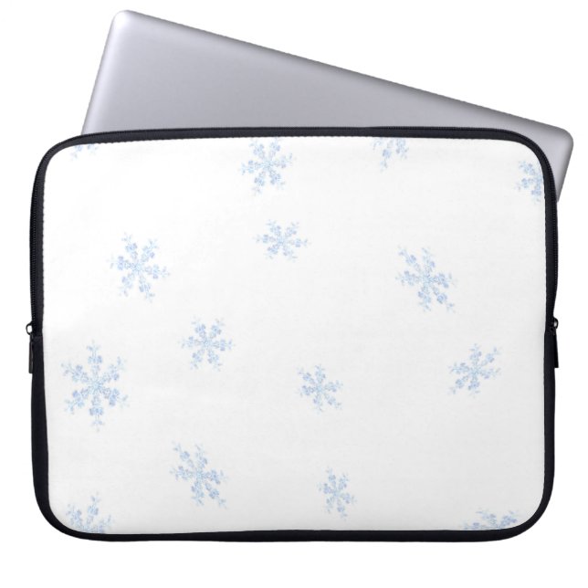 Funda Para Portátil Copos de nieve (Frente)