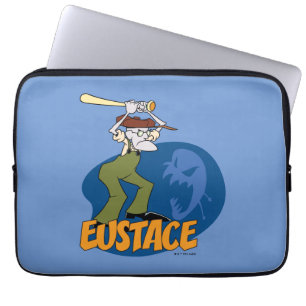Funda Para Portátil Coraje al perro cobarde Gráfico Eustace