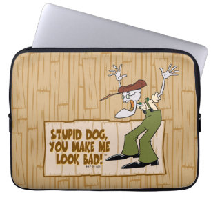 Funda Para Portátil Coraje al perro cobarde Me Haces Parecer Malo!