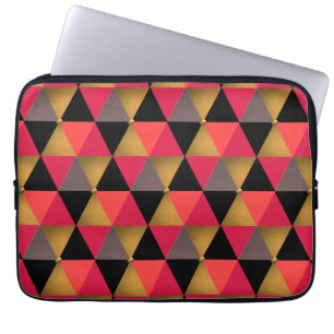 Funda Para Portátil Coral de color de tendencia, rosa, ambra,