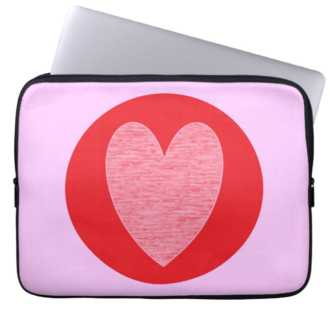 Funda Para Portátil Corazón 3 (Frente)