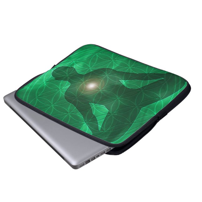 Funda Para Portátil Corazón Chakra Anahata (Inferior anverso)
