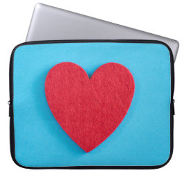 Funda Para Portátil Corazón de amor rojo