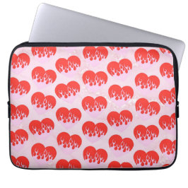 Funda Para Portátil Corazón de Fuego