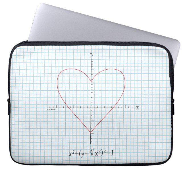 Funda Para Portátil Corazón de las hachas (Frente)