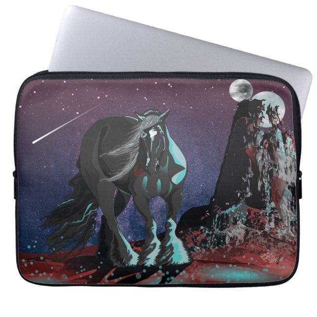 Funda Para Portátil Corazón gitano (Frente)