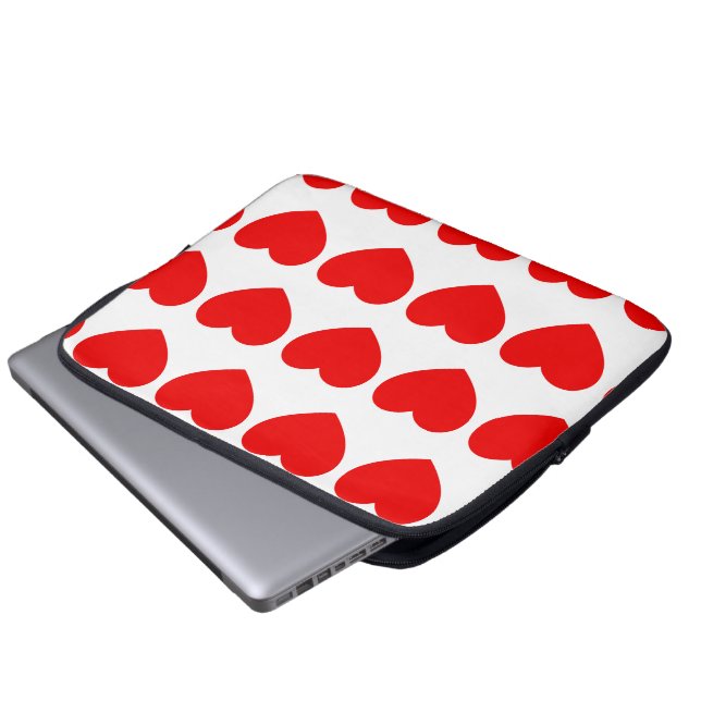 Funda Para Portátil Corazón rojo (Inferior anverso)