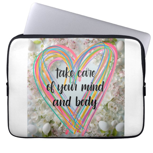 Funda Para Portátil Corazón saludable (Frente)