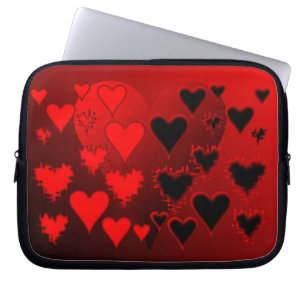 Funda Para Portátil Corazones