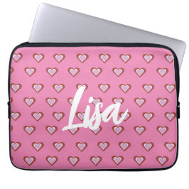 Funda Para Portátil Corazones