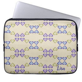 Funda Para Portátil Corazones