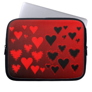Funda Para Portátil Corazones