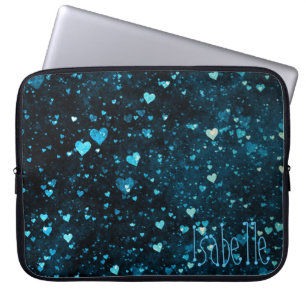 Funda Para Portátil Corazones caprichosos Universo Cosmico Personaliza