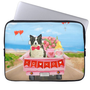 Funda Para Portátil Corazones de camiones El día de San Valentín de Pe