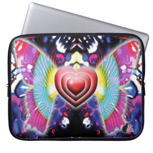 Funda Para Portátil Corazones De Glys