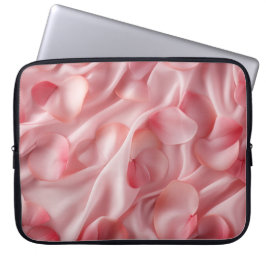 FUNDA PARA PORTÁTIL CORAZONES DE SAN VALENTÍN DE COLOR ROSA PASTEL Y P