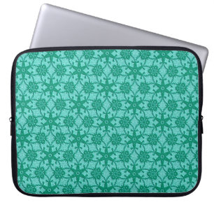 Funda Para Portátil Cordón antiguo - turquesa y aguamarina