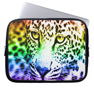 Funda Para Portátil Corey Tiger 80s Leopardo de Nieve (Arcoíris)