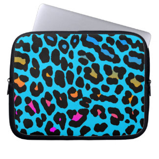 Funda Para Portátil Corey Tiger 80s Neón Estampado de Leopardo