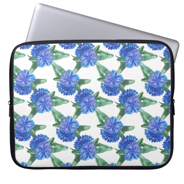 Funda Para Portátil cornflores acuáticas (Frente)