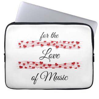 Funda Para Portátil Coros caprichosos música "Por el amor a la música"